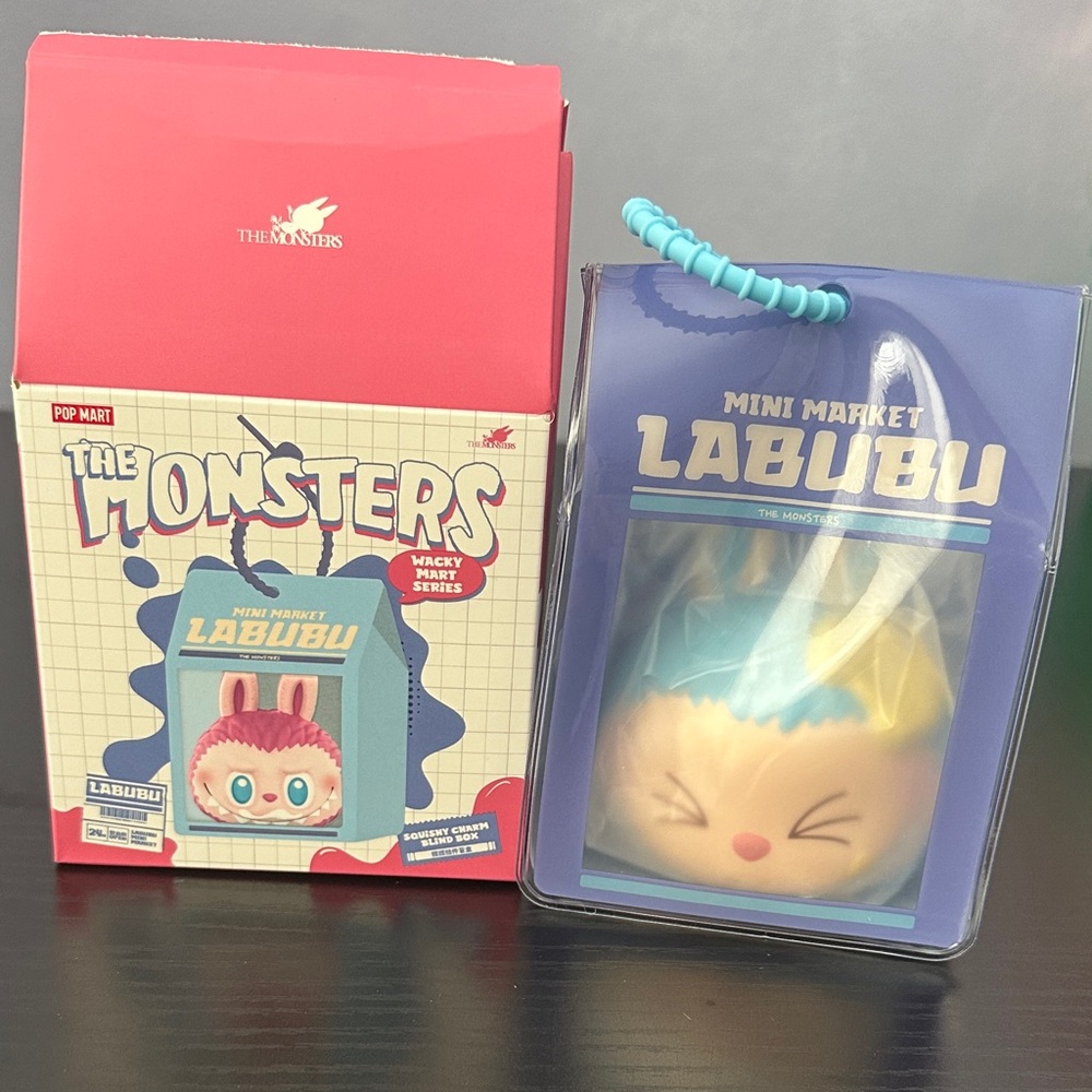 POP MART- The Monsters Wacky Mart Squishy Charm Blind Box- Confirmed:Chips (NIB)